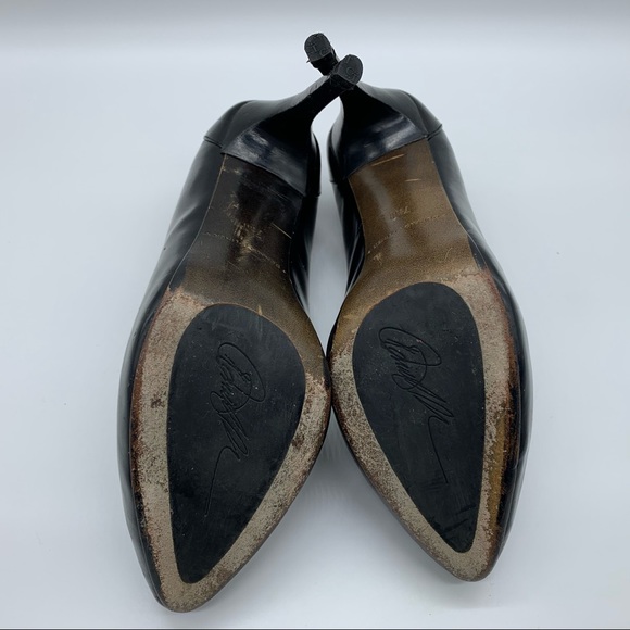 **SOLD**Donald J Pliner Black Stiletto Pumps - Picture 6 of 8